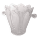 Crystal ice bucket from the 1960s to 1970s, height 23 cm.