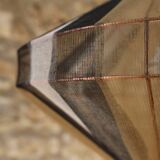 Contemporary cotton thread pendant light