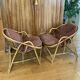Mid-20th century rattan lounge for garden, terrace, veranda, etc.