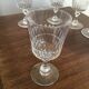 Lot de 6 verres à pied en cristal