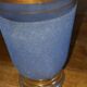 Blue granite vase