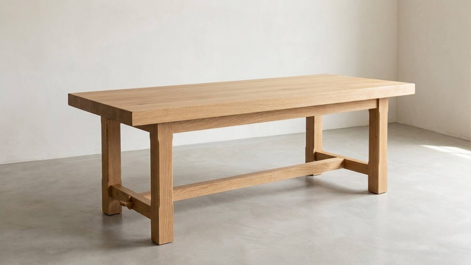Table en chêne massif 200cm 