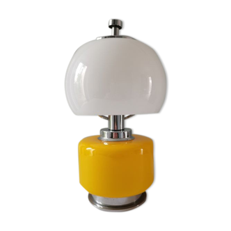 Italian glass table lamp, 70s