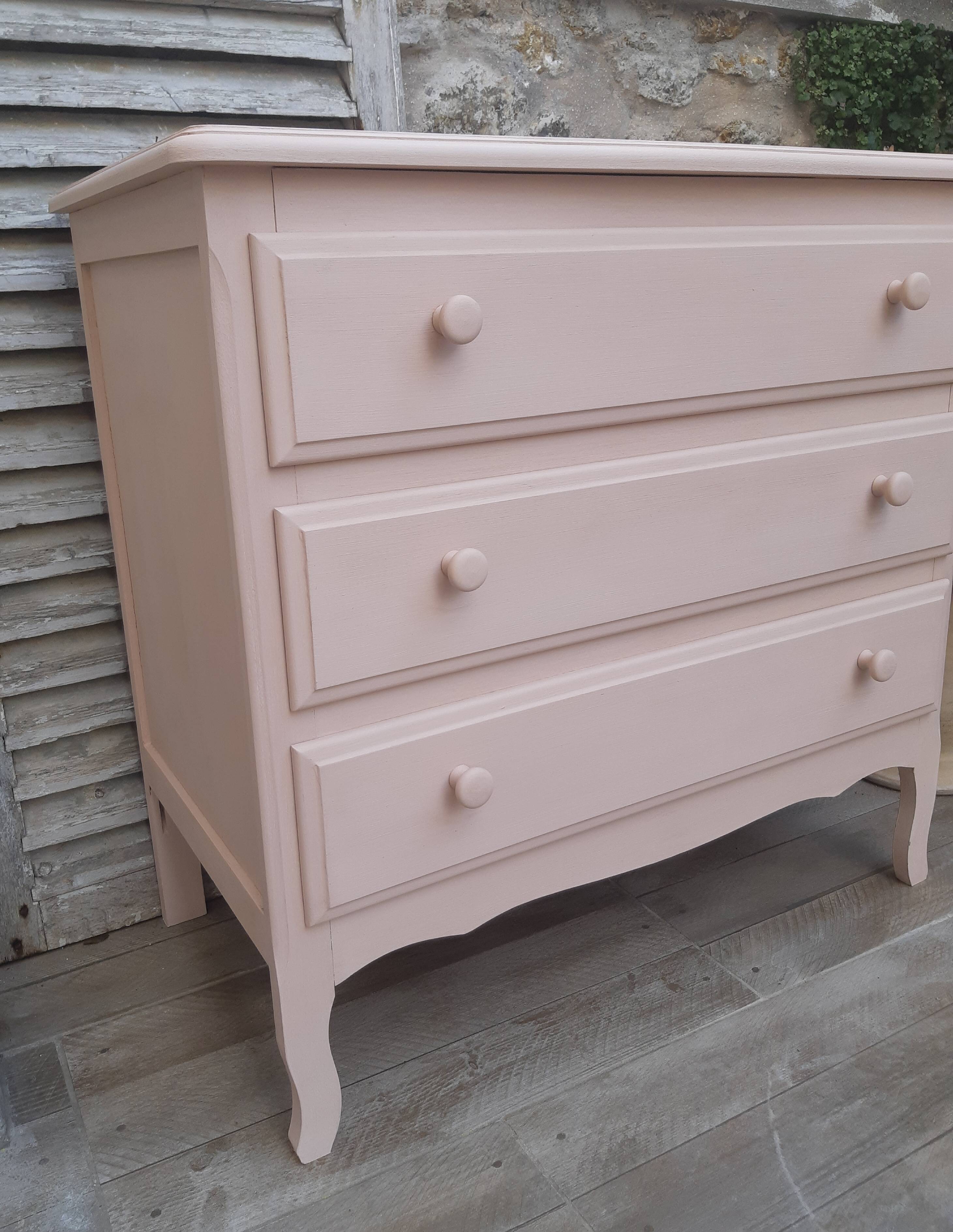Pink dresser