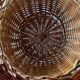 Panier en osier vintage