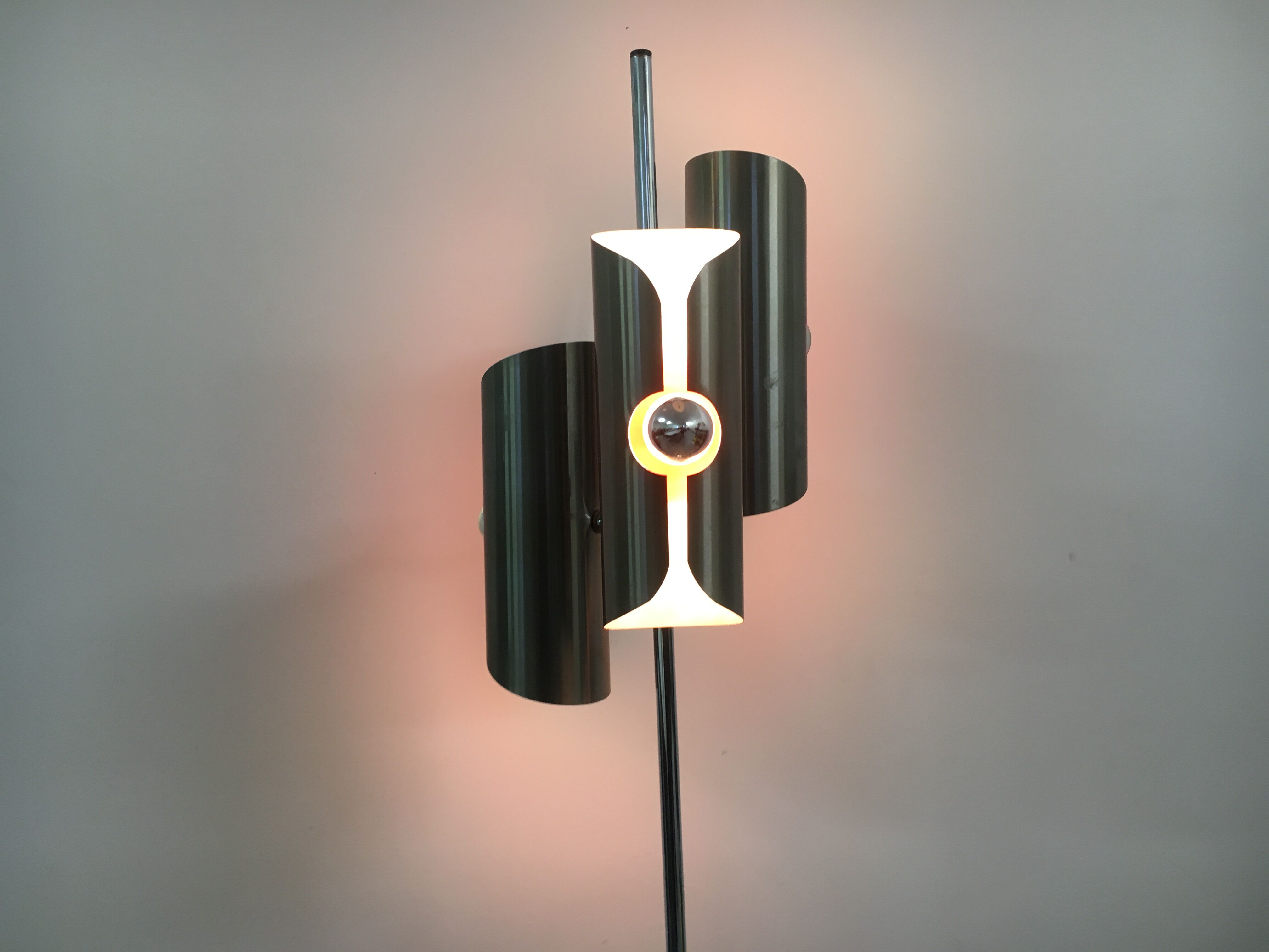 Vintage space age design floor lamp, 1970