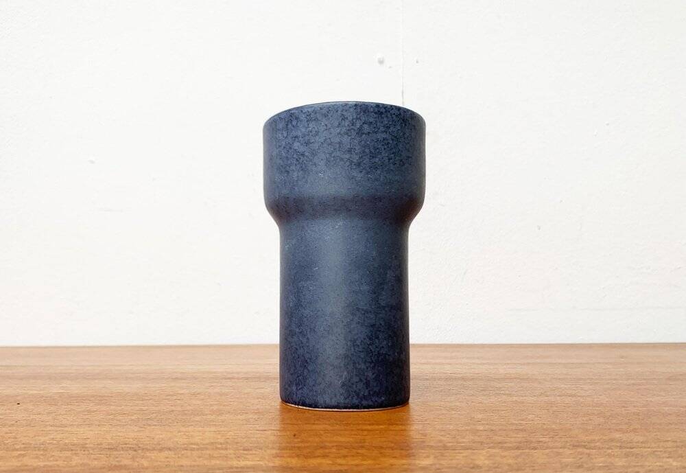 Mid-Century German Studio Pottery Minimalist Vase from Ernst Loesche, 1960s