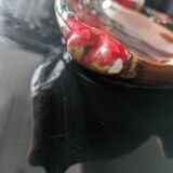 Appetizer dish with compartments in the shape of a fish, Vallauris style