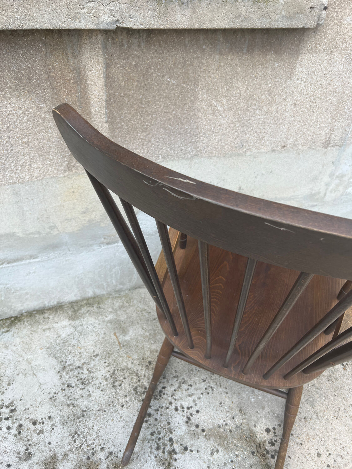 Wooden rocking chair