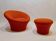 Fauteuil Mushroom + ottoman - Designer Pierre Paulin