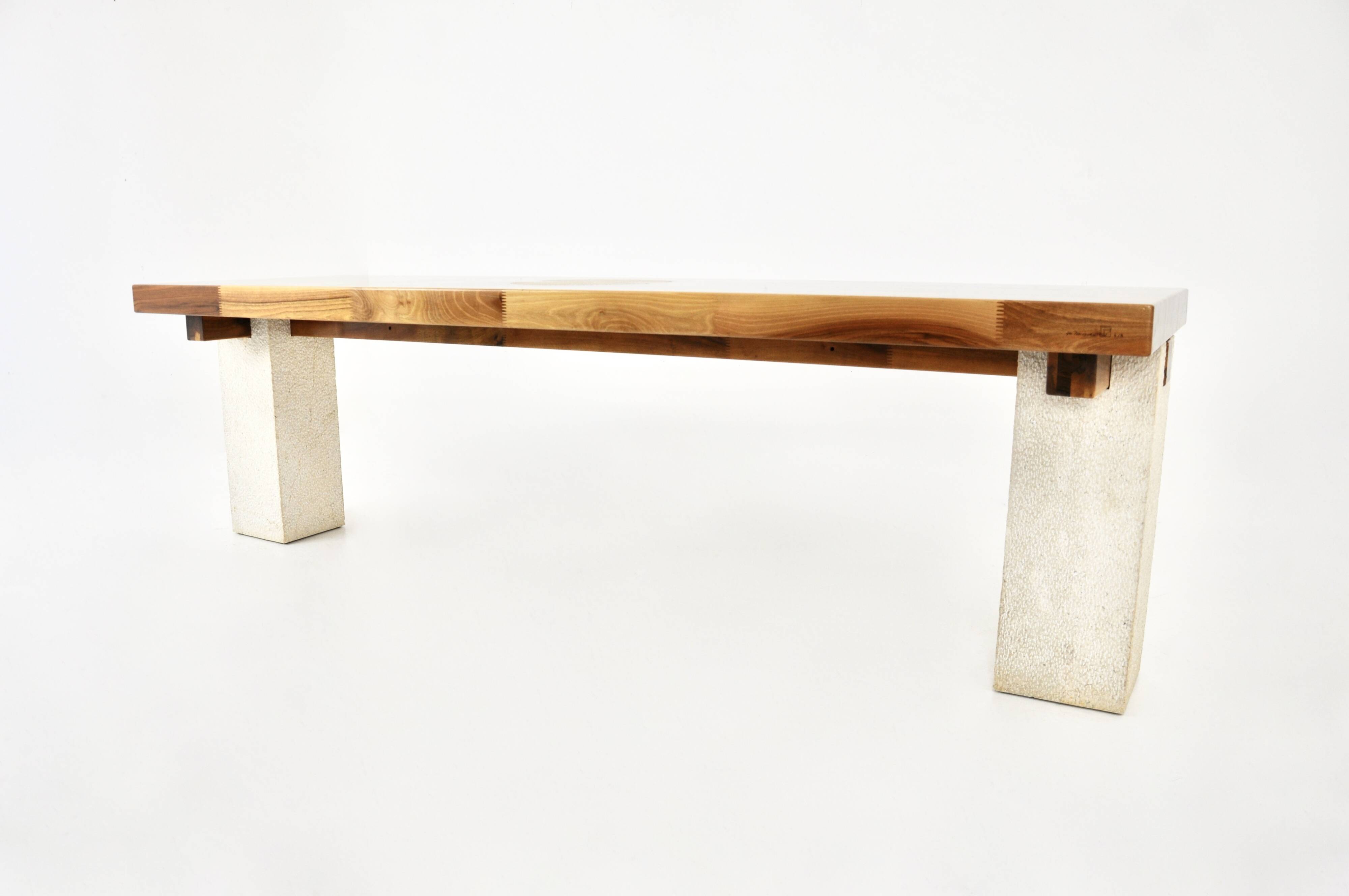 Table de salle à manger « Sole » par Gio Pomodoro, 1970s