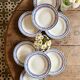 Set of 8 vintage deep plates