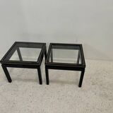 Pair of Pierre Vandel side tables, Paris, 1970s
