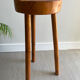 Tripod stool in a brutalist style
