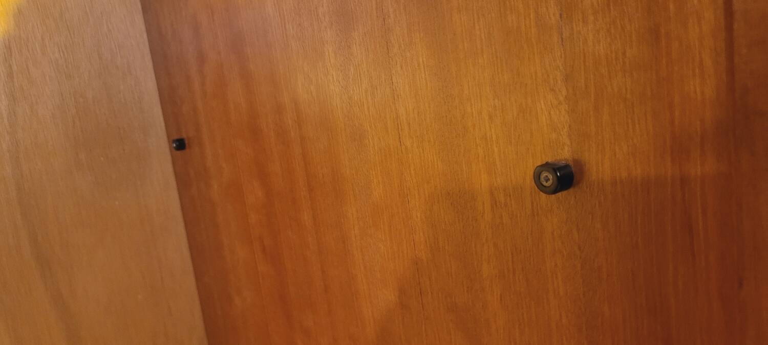 Armoire 60's placage teck