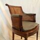 Caninboard office chair, 19th century