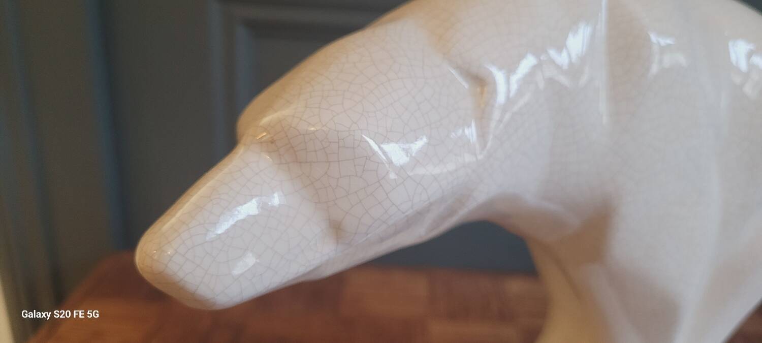 Cracked ceramic bear 1930