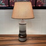 Ceramic lamp stamped scandinavian design 1960.