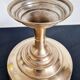Gold-plated metal footed cup from the early 20th century