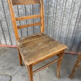 4 vintage mismatched coffee bistro chairs