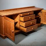 Buffet en pin de design danois Bo Skan