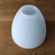 Small translucent white glass lampshade