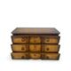 Commode italienne en placage et bois massif de noyer, années 1940-1950