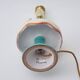 Vintage Florentine ceramic table lamp from the 1950s by MAF, Italian.