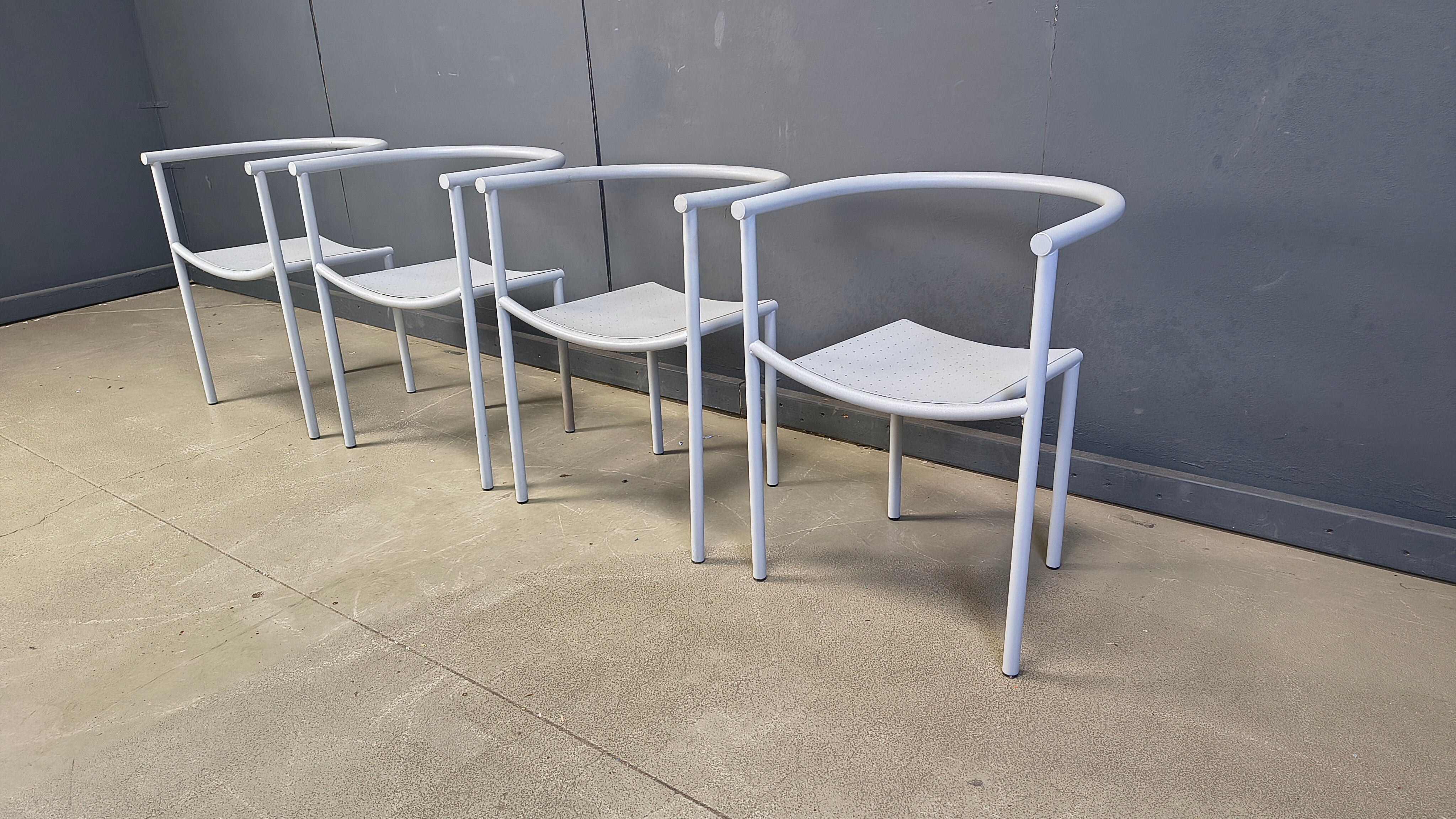 Vintage Von Vogelsang chairs by Starck for Driade, 1980s