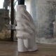 Candle holder for ceramic hand candle