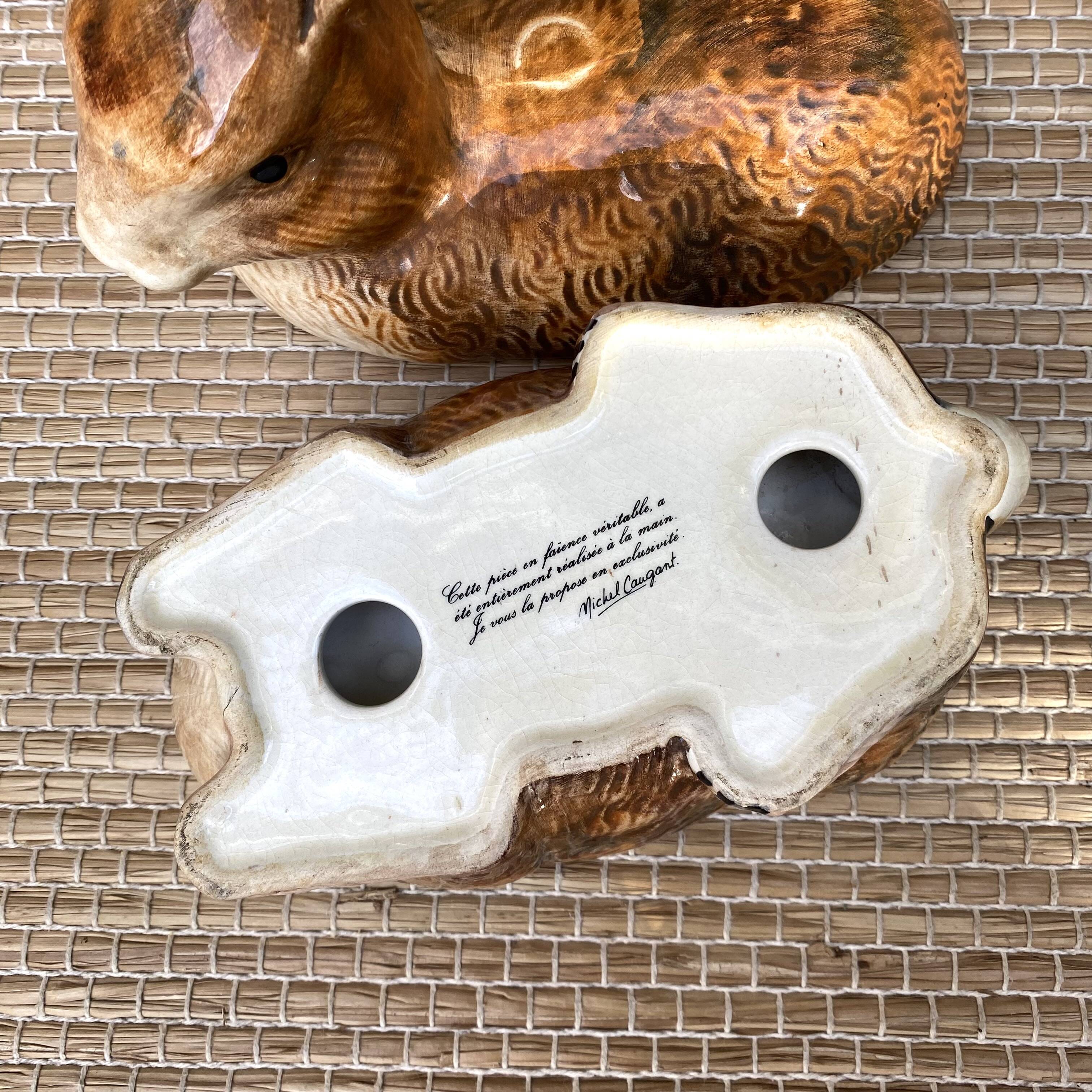 Ceramic rabbit, Caugant earthenware terrine