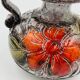 Bowl Vase "Flower Power" – Vintage Italian Ceramic (Brutalist Style)