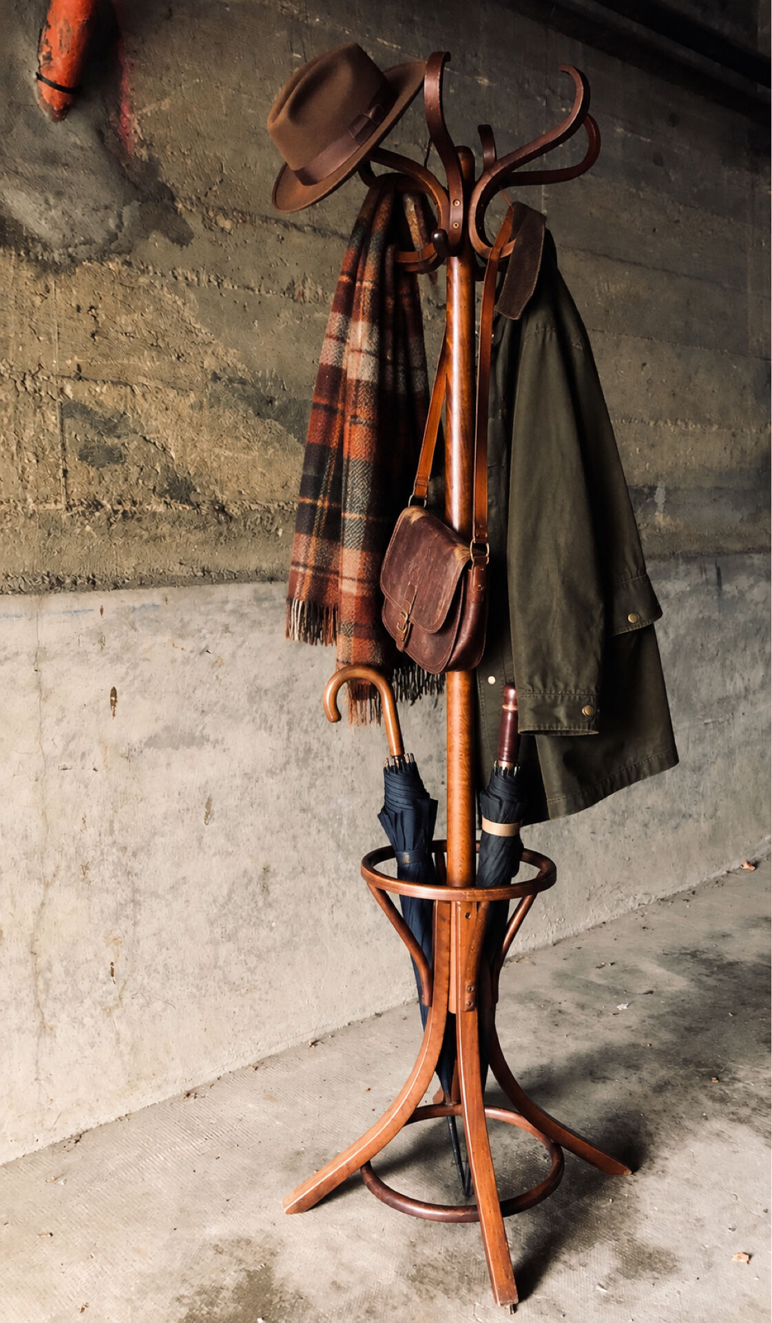 Vintage Baumann coat rack