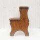 Wooden step stool vintage country decoration