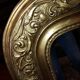 Miroir doré style Louis Philippe - 105x74cm