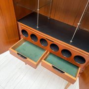 1950s vintage Torbjørn Afdal teak 'Bacchus' bar cabinet Norway