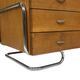 Bureau tubulaire de style Bauhaus du milieu du siècle, design des années 40 en chêne