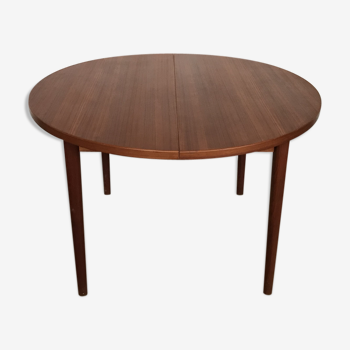 Table ronde scandinave Nils Jonsson teck 1960