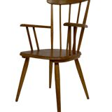 Vintage children's chair children's room slatted chair design 50's