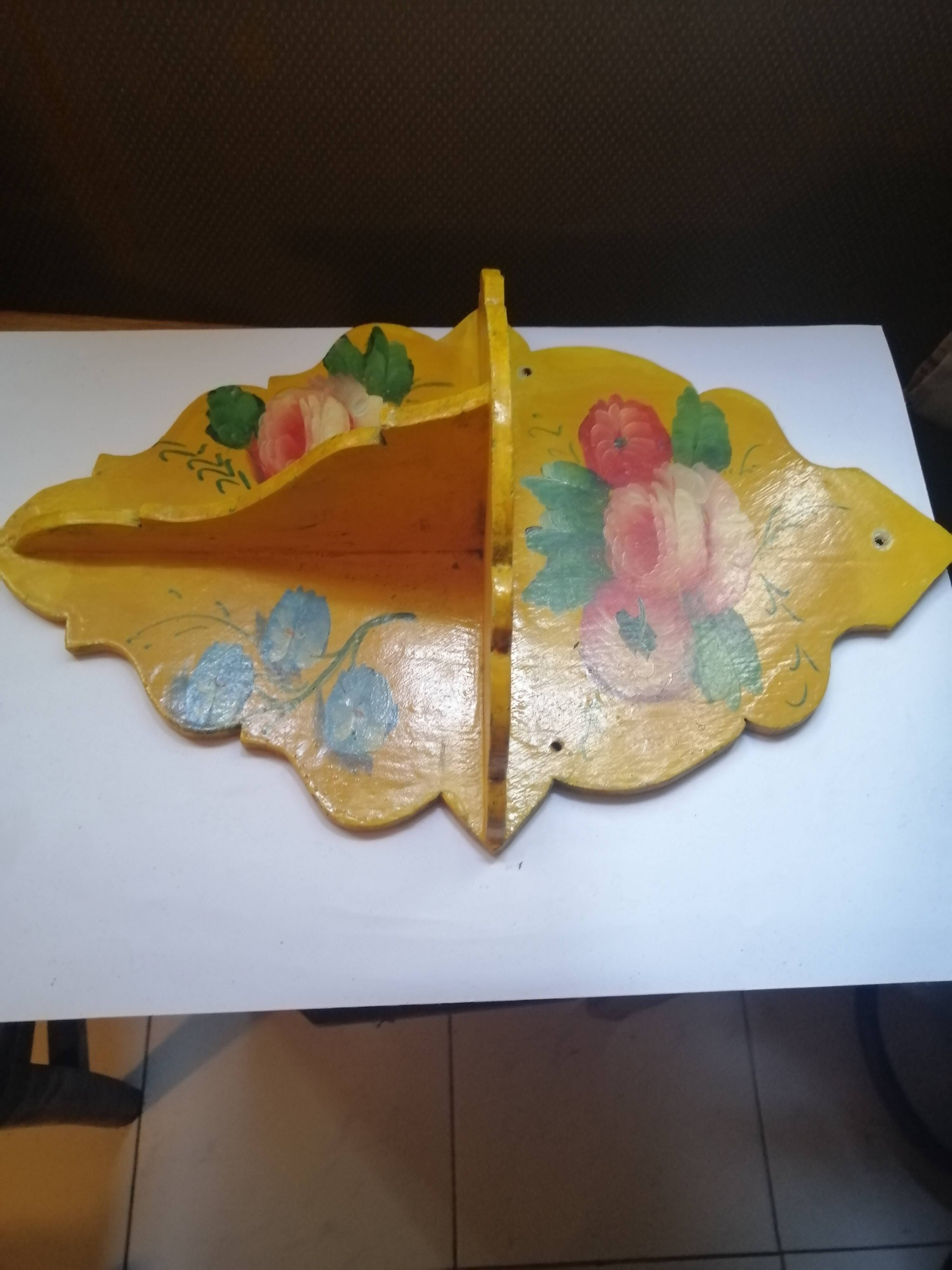 Vintage wall shelf