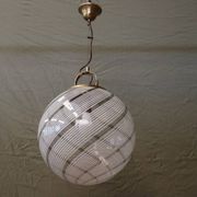 Lustre boule en verre Murano époque 70's
