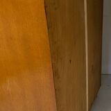 Vintage wardrobe with compass feet