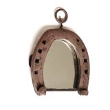 Popular art mirror, horseshoe frame, 1950s