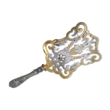 Silver metal cake shovel