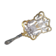 Silver metal cake shovel