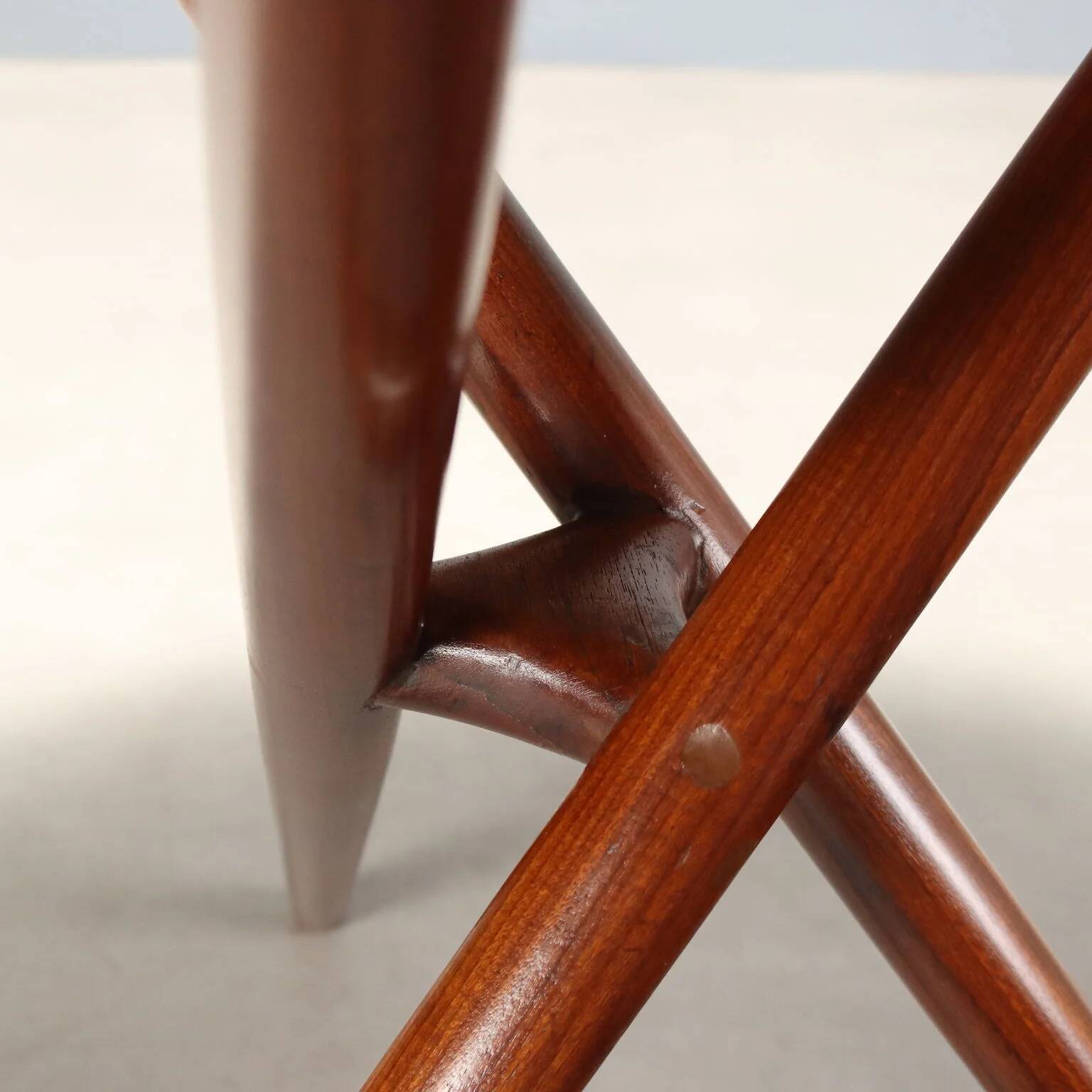 Vintage teak dining table designed in Italy from the 1960s.