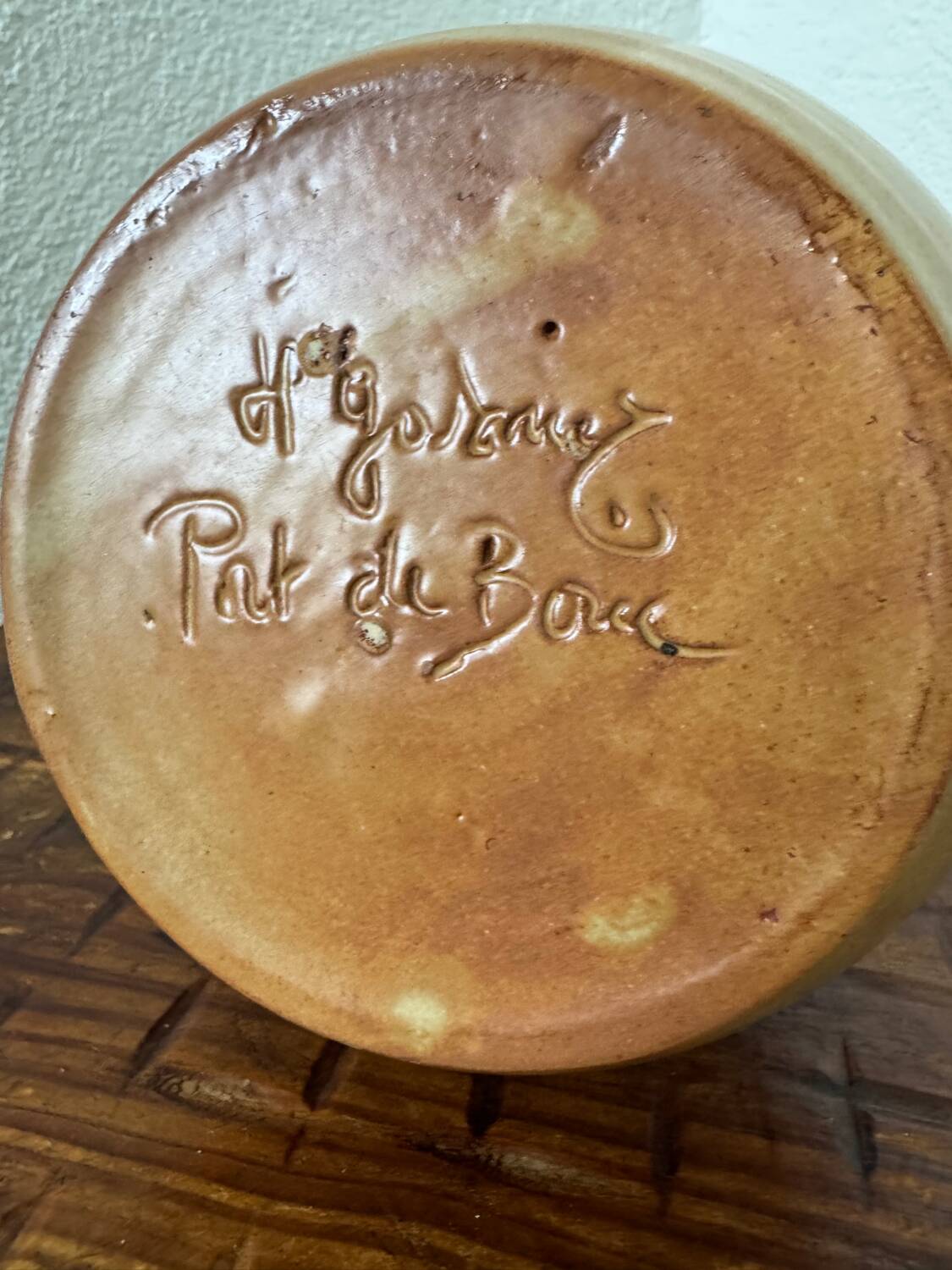 JP Gasnier stoneware pitcher from the 70s