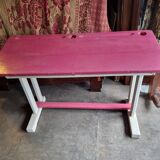 Wooden school desk early twentieth century