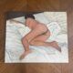 Nude woman oil painting