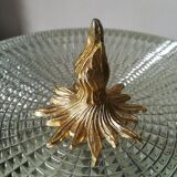 Double chiseled glass ceiling light